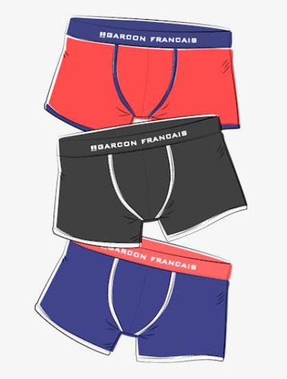 3 Plain Boxers Pack CAD$147.00