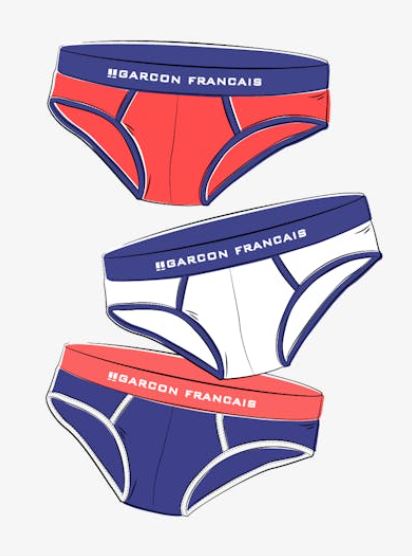 3 Plain Briefs Pack - CAD$129.00