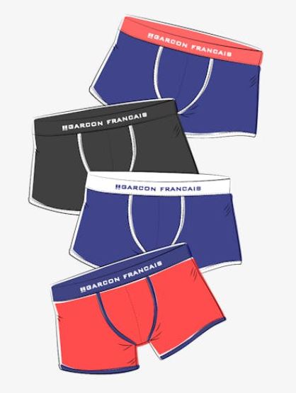 4 Plain Boxers Pack CAD$196.00