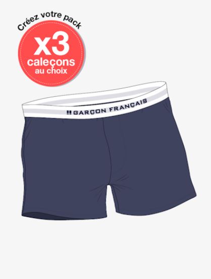 Pack of 3 underwear shorts CAD$165.00