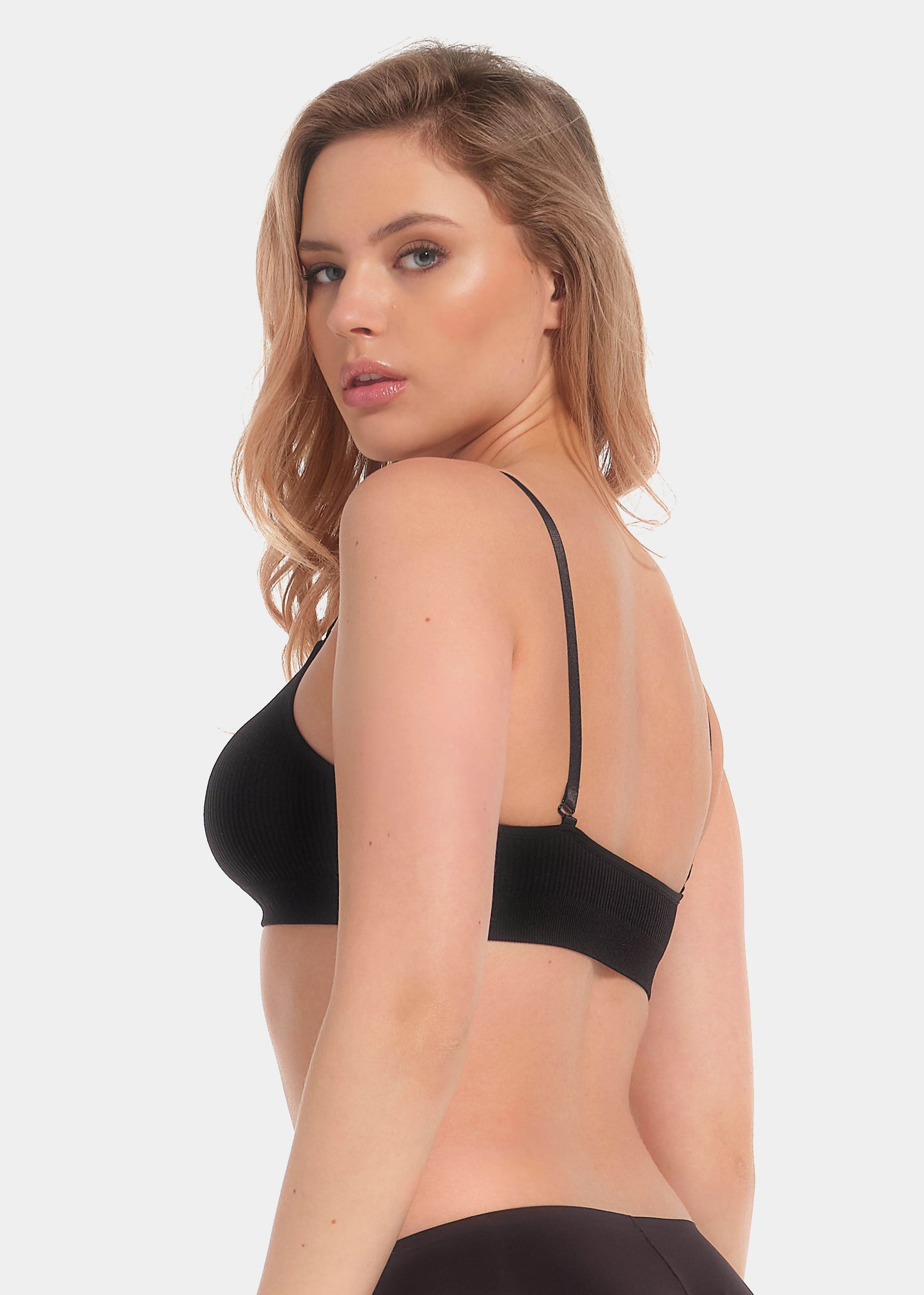 Ribbed Comfort Bra Spaghetti