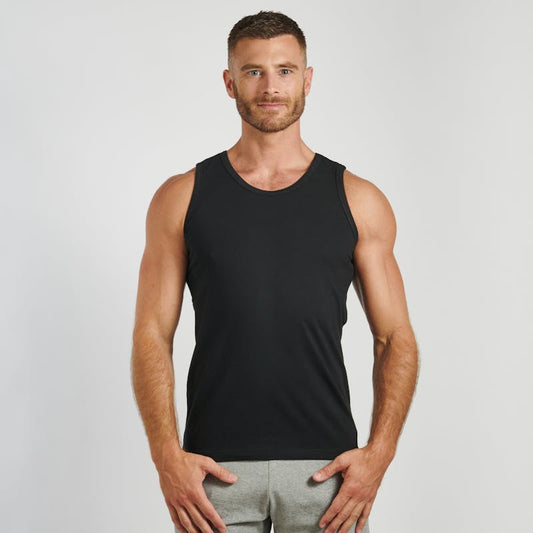 Black tank-top - Essential