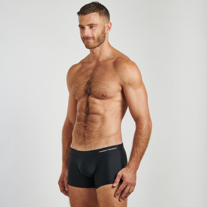 Black swim trunk - embroidery