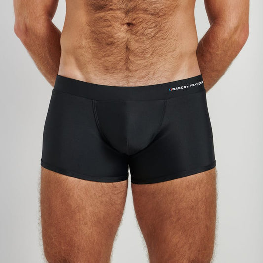 Black swim trunk - embroidery