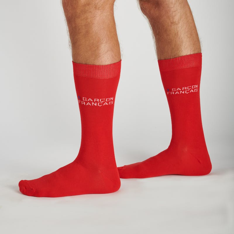 Red city socks