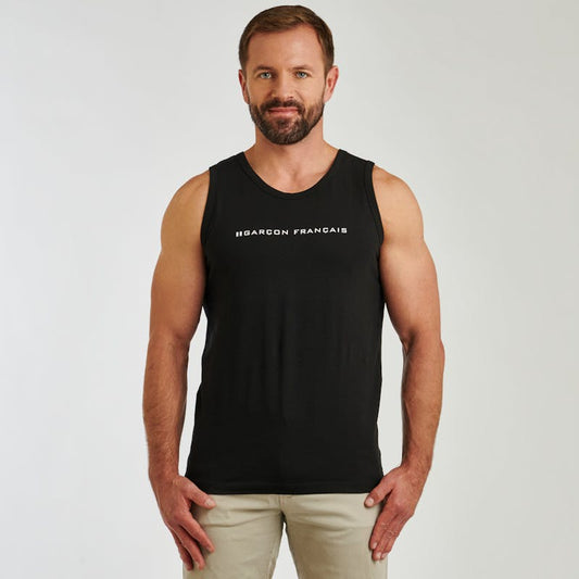 Black tank-top - Logo